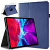 doupi Deluxe Custodia per iPad PRO 12,9 Pollici (4. Generazione) 2020, 360 Gradi Rotable Protezione Etui Stare in Piedi Protettiva, Blu