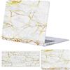 FFBOFFC Custodia per MacBook Pro Retina da 13 pollici A1502 A1425,Marmo beige e oro | 2015-2012, Case Rigido Leggero e Sottile con Copertina per Tastiera, Resistente ai Graffi, Pacchetto di Accessori 2-in-1