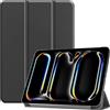 Kepuch Custer Cover per iPad PRO 11 2024 (CPU M4),PU-Pelle Case Custodia - Nero