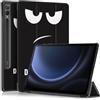 QJONSIU Cover Compatible con Samsung Galaxy Tab S12 Plus, Funzione Stand, Smart Cover con Auto Sleep Wake, Protettiva in PU e PC Antigraffio-5