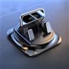 Generic Supporto per telefono da cruscotto per auto: rotazione a 360°, antiscivolo, forte ventosa per scrivania/veicolo, supporto universale regolabile, base in gel senza residui, accessorio sicuro per la