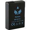 SK Games SK - Batteria di ricambio per Nikon EN-EL14, 1100 mAh, EN-EL14A, per Nikon D3100, D3300, D3400, D3500, D5100, D5200, D5300, D5500, D5600 DF, CoolPix P7000 P7 700 Pz. 7800