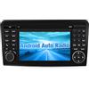 FAJSE Autoradio Android da 7 pollici per Mercedes Benz GL ML CLASS W164 X164 ML350 ML450 ML500 GL320 GL450 con schermo stereo Carplay Android Auto, navigatore GPS, lettore CD/DVD [4G RAM+64G ROM]