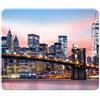 ELLENNE Tappetino Mousepad USA America New York Ponte Brooklyn 24x20cm C55 | ELLENNE - Tappetino Mouse Panorama Città Mondo Foto Artistica - Mousepad per PC, Ufficio, Gaming e Laptop
