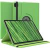 EAZY CASE - Custodia per iPad Pro 11 (2018/2020/2021/2022) tablet Cover protettiva Smart Cover Supporto rotante Astuccio pieghevole 360° girevole con funzione stand Similpelle Verde