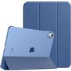 TiMOVO Cover Custodia per iPad A16 11/iPad 10 Gen 10,9, Blu Abisso | Retro in PC, Rigido Semi-Trasparente, Auto Sveglia/Sonno