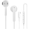 MOSON Cuffie Auricolari USB C con Cavo per Apple iPhone 16/15 Serie Samsung Galaxy S23/S22/S21Ultra, Certificazione MFi Hi-Fi Stereo Type C Cuffie (white)