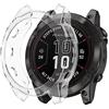KeeFos Cover Compatibile con Garmin Fenix 7S Pro Solar, Morbida TPU Pellicola Protettiva Custodia, Resistente Antigraffio Case per Garmin Fenix 7S Pro Solar (Trasparente)
