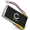 CELLONIC 1x Batteria per Headset/Auricolare/Cuffie Compatibile con Plantronics CS60, CS520, CS351, 653580 - (240mAh, 3.7V)