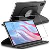 ebestStar - Cover per Honor Pad X9, Custodia Protezione Rotazione 360, Pelle PU, Nero + Vetro Temperato