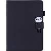 Generico DayQiQiPu Custodia per Lenovo Tab M10 (3rd Gen) Modello: TB-328FU/TB-328XU 10,1 Pollici 2022 in Pelle PU con Design Cartone Animato Panda,Chiusura Magnetica,con Slot per schede Stand,Nero