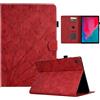 AsWant Custodia in pelle per tablet Lenovo Tab M10 HD 2 generazione 10.1 pollici TB-X306X/TB-X306F - protettiva PU Smart Cover ultra sottile compatibile con Lenovo Tab M10 HD 2 Gen (rosso)