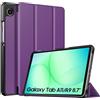 TiMOVO Cover per Samsung Galaxy Tab A11/A9 8,7 Pollici, Viola Scuro | Leggera e Sottile, Cover Rigida, Compatibile con SM-X130/X133/X135/X110/X115/X117