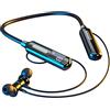 siduytin Auricolare in ABS Compatibile con Bluetooth 5.3 Sostituzione in-Ear Neck Hanging 2 Mode Step Counter Auricolare Ricaricabile, Tipo 2