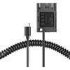 Raeisusp LP-E6 Batteria fittizia PD Primavera Connettore di alimentazione Cavo USB-C DR-E6 Batteria fittizia di ricambio per Canon EOS R R5 R6 90D 80D 70D 60Da 5D Mark II III IV 6D Mark II 7D Mark II