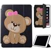 Mixroom - Custodia Cover Protettiva Per Xiaomi Mi Pad 5 / Mi Pad 5 Pro 11 2021 Pieghevole in Ecopelle e TPU con Supporto Funzione Stand Fantasia Orsetto principessa LN332