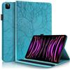 Succtopy Custodia per iPad Pro 12.9 6a/5a/4a Generazione Cover in Pelle PU con Porta Penna Custodia Protettiva con Funzione di Supporto Case iPad Pro 12.9 2022/2021/2020 Blu