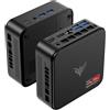 NiPoGi E3B Mini PC AMD Ryzen 5 7530U (fino a 4,5 GHz) 16 GB RAM 512 GB | AMD Radeon Graphics, triplo display 4K, WiFi 6, BT 5.2 Mini Computer per ufficio e home‑office