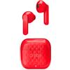 SBS Auricolari Tws Air Free Wireless Con Controlli Touch Multifunzione, Basetta Di Ricarica, Ideali Per Musica E Chiamate Fino A 3.5 Ore Consecutive, Gommini Inclusi, Rosso, Unica