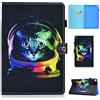 CASAFUNY Custodia per Samsung Galaxy Tab A7 10.4 pollici 2022/2020, Custodia Protettiva Magnetica Cover Ultra Sottile con TPU Copertura per Samsung Galaxy Tab A7 SM-T500/T503/T505/T509, Cane spaziale