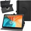 MAMA MOUTH compatibile con HONOR Pad 10 Custodia,Cover in pelle PU a rotazione a 360°per Blackview Mega3 da 12,1 pollici Tablet,colore nero