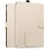 Generico DayQiQiPu Custodia per Kindle Colorsoft Signature Edition (7, 1a Gen, 2024) PU Pelle motivo 3D a forma di gatto Cover Flip con Supporto Custodie portafoglio Caso con Auto Wake/Sleep Bianco Sporco