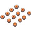 Generic Cuscinetti di ricambio per auricolari, isolamento acustico, in morbido silicone, con 3 misure, bassi profondi e stabili, ergonomici, per X4, X3, X2 X e la maggior parte degli auricolari