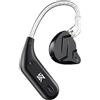 KZ Airloop KZ AZ09-C Cavo Bluetooth, cavo per cuffie di aggiornamento KZ, auricolare wireless Bluetooth 5.2 con microfono, adatto per ZSN/ZSN PRO/ZS10 PRO/AS16/AS12/ZSX/ZSN PRO-X/ZAX/ASF/ASX/DQ6, Nero