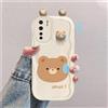 hdqICase Custodia Cartone Animato 3D Compatibile con OPPO A91 | Cover TPU con Bordi Curvi Antiurto,con Simpatici Conigli,Rane e Orsi