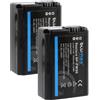 Blumax - 2 batterie sostitutive per Sony NP-FW50, 1030 mAh, compatibili con Alpha ILCE XQ1 Alpha 5000 5100 6000 6300 6500 Alpha 7 7II 7S