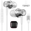 ASKUBSKU Cuffie USB C per Galaxy A36 A56 A17 A37 5G A57 Samsung A55 A35 S26 S25 Pad | Magnetico Stereo Auricolari Tipo C con Filo Mic Cancellazione Rumore In Ear per iPhone 17 16e Pixel 10a 9 Xiaomi POCO X8 Pro