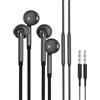 HOYULLI Auricolari Con Filo Jack 3,5mm(2 Pack) in Ear Cuffie Gaming Cuffiette Auricolare Cablate Musica Mp3 AUX Audio Cavo Adattatore Telefono Android Phone Compatibile Per Samsung Galaxy Smartphone S6-ej