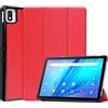 Kepuch Custer Cover per TCL Tab 10s 10.1,PU-Pelle Case Custodia per TCL Tab 10s 10.1 - Rosso