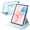 A-BEAUTY Custodia Rotante Compatibile con Honor Pad 10 12.1 Pollici 2025, Rotazione a 360 Gradi Supporto Trasparente Cover, Auto Svegliati/Sonno, Blu Cielo