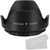 Generic Paraluce per fotocamera da 52 mm, paraluce con panno per antiriflesso, blocca la luce solare in eccesso, migliora la fotografia della fotocamera per Nikon, Fujifilm, Pentax, Leica