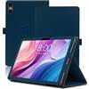 Envibe Custodia per Teclast T40HD, 10.4 inch, Cover Tablet Teclast T40HD, Copertura Protettiva Pieghevole con Supporto per Matita e Cinturino da Polso, Protezione Completa. (Blu)