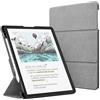 MoKo Custodia Supporto per 11 Kindle Scribe 3rd& Colorsoft,Denim Grigio | Copertina a Tre Ante con Spazio per Penne, Auto Sonno/Sveglia,per Kindle Scribe 3rd e Kindle Colorsoft 1st 2025