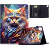 Generico DayQiQiPu Cover per Honor Pad X9a/ Pad X9 Pro (11,5 Pollici) in pelle PU Custodia con Supporto a Portafoglio Caso Serie Fantasia Cromatica Ribaltabile Guscio e Auto Wake/Sleep, 03