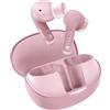 Fresh 'n Rebel Twins Fuse 2 Auricolari Wireless Cancellazione del Rumore - Suono Chiaro - 36h Autonomia - Bluetooth 6.0-2 Micros Chiamate - Ricarica Rapida - Resistenti agli schizzi (Pastel Pink)