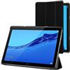 ebestStar - Cover per Huawei MediaPad M5 Lite 10.1, Custodia Protezione Flip Magnetica, Slim Case Sottile Pelle PU, Nero
