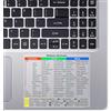 GENERIC 3 adesivi di scelta rapida per Windows/Word/Excel, guida di riferimento per tastiera, scorciatoie Excel, foglio laminato per qualsiasi laptop o desktop e vinile trasparente senza residui