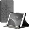 kwmobile Cover compatibile con Huawei MediaPad M3 8.4 - Custodia protettiva simil-pelle camoscio per Tablet - Copertina sottile Tab - Stand-Case