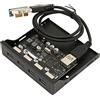 ciciglow Pannello Frontale per PC da PCIE a USB 3.0, Adattatore USB PCIE per Pannello Frontale da 3,5 Pollici per PC con 4 Porte di Uscita USB 3.0, Espandere Lo Chassis 'unità Ottica