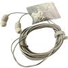 Generic - Auricolari extra lunghi, 3m con cancellazione del rumore, microfono, suono chiaro, 3,5mm, bianco grano, auricolari in-ear cablati