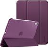 EasyAcc Custodia Cover Compatibile con iPad 11a Generazione (A16) 11 2025 | iPad 10a Generazione 10.9 (2022) (A2757/A2777), Cover Posteriore Opaca Ultra Sottile Traslucida, Viola Notte Scuro