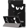 Kemocy Cover per Lenovo Tab M10 Plus TB-X606F/TB-X606X,Ultra Sottile PU Pelle Flip Smart Cover con Funzione di Supporto Custodia per Lenovo Tab M10 FHD Plus 10,3 Pollici Tablet,B-Don't Touch