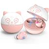Togetface Cuffie Bluetooth, Gatto Rosa Auricolari Bluetooth 5.0 Senza Fili con Controllo Touch e Microfono, 32 Ore di Riproduzione Impermeabile IPX5 Bassi Profondi Cuffie per iPhone/Samsung/Xiaomi/Huawei