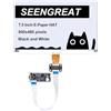 SEENGREAT 7.5 Inch E-Paper Display Module 800x480 + ESP32-C6 E-Paper Driver Board Kit, SPI Partial/Full Refresh, 24P FPC Connector, Level Shifter 3.3V/5V, for Raspberry Pi 40-Pin GPIO, SD Slot, USB