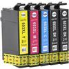 ELUPNMF T603XL Sostituzione per cartuccia d'inchiostro compatibile 603XL E603 T603 per stampante XP-2100 XP-3100 WF-2810 XP-3105 XP-4100 XP-4105 WF-2830 XP-2105(2BK-1C-1Y-1M)