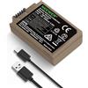 NEEWER EN-EL25 Batteria Sostitutiva per Fotocamera 1250mAh per Nikon Zfc Z30 Z50 e Caricabatteria MH-32, Ricarica Completa di Batteria Sicura al 100% in 2,5 Ore con Cavo di Ricarica Rapida USB Tipo C